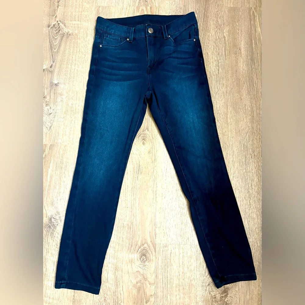 Grace & Lace Women's Blue Stretch cropped Jeans 4‎